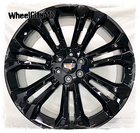 22 inch gloss black 2019 Cadillac Escalade OE replica wheels 6x5.5 NEW ...