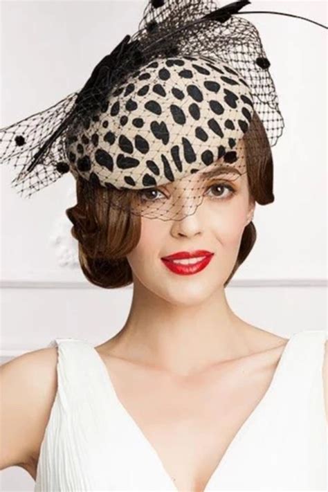 Vintage Leopard Wool Felt Pillbox Fascinator Hat With Veil | Hats for ...