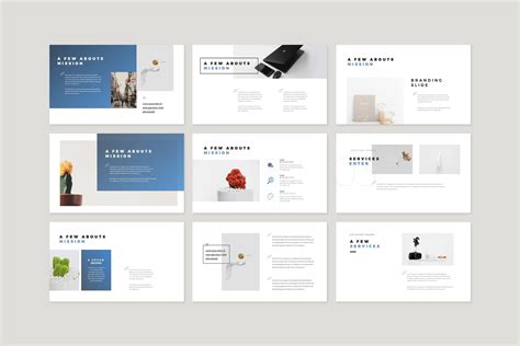 Enter Minimalist Keynote Template - Design Cuts