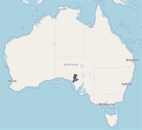 Streaky Bay Map Australia Latitude & Longitude: Free Maps