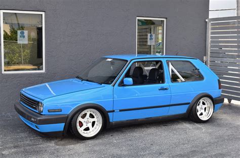 1992 Volkswagen Golf MK2 GTI VR6 SWAP Voodoo Blue Custom Paint-Airlift ...