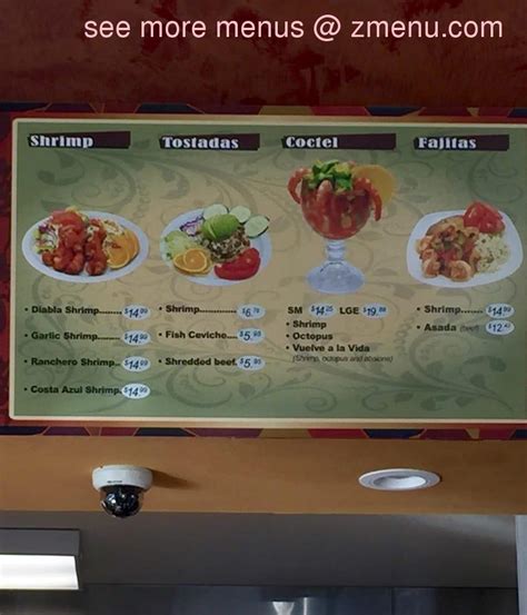 Online Menu of La Mancha Restaurant, Oxnard, California, 93036 - Zmenu