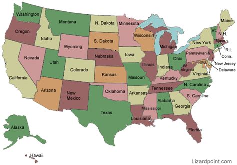 World Maps Library - Complete Resources: Maps With States Labeled