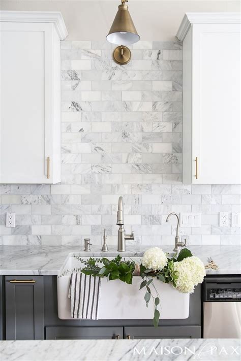 Marble Kitchen Backsplash Tile – Things In The Kitchen