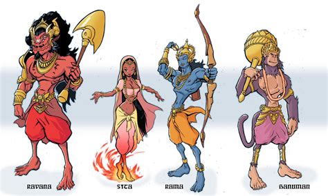 Ramayana Concepts by manmonkee on DeviantArt