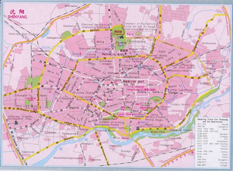 Shenyang City Map - Maps of Shenyang