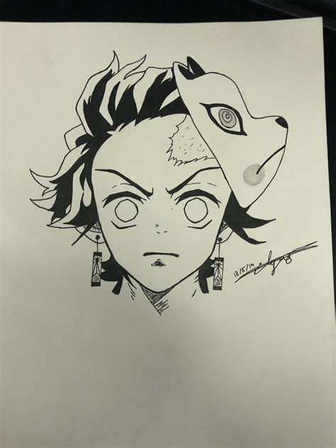 Tanjiro's Dance of the Fire God from Demon Slayer {Fanart} : r/anime