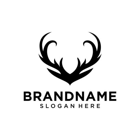 deer logo design template 25914682 Vector Art at Vecteezy