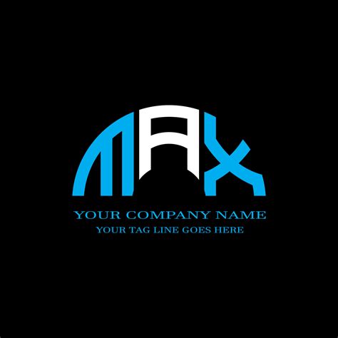 MAX letter logo creative design with vector graphic 8046985 Vector Art ...