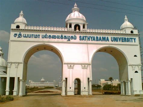 Sathyabama University Admissions 2020 Engineering Architecture Bds