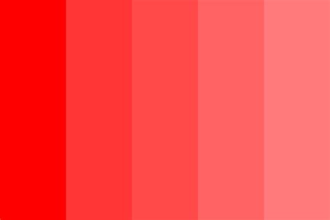 Vermilion Shades Color Palette