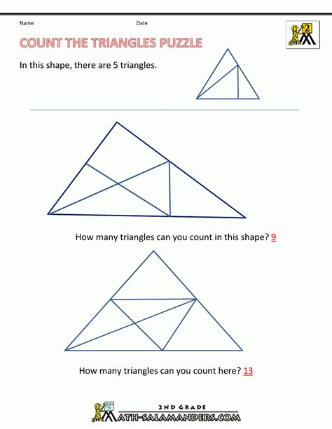 Printable Geometry Puzzles | Printable Crossword Puzzles