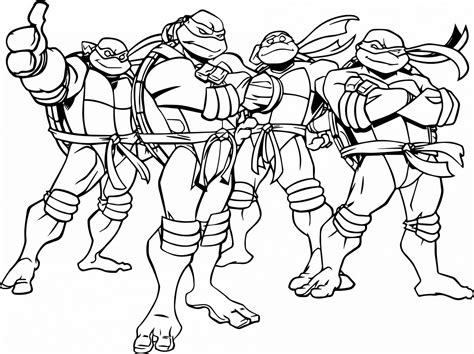 Coloriage Tortue Ninja A Imprimer | Images and Photos finder