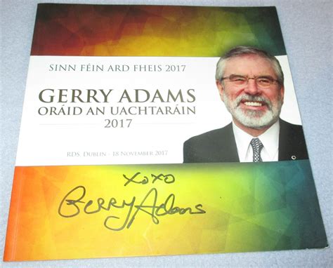 Sinn Fein Ard Fheis 2017 (Signed by Gerry Adams) by Gerry Adams: Very ...