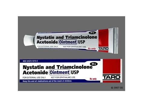 Nystatin and Triamcinolone Acetonide Ointment, 30 g, Taro ...