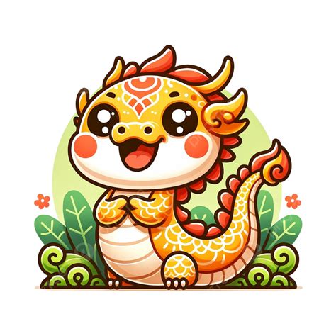 Chinese Dragon Zodiac Cute Cartoon Illustration, Dragon Clipart, Cute ...