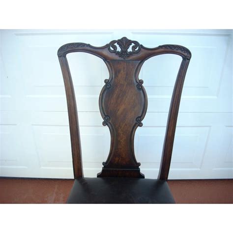 Traditional Georgian Style Wooden Chair | Chairish