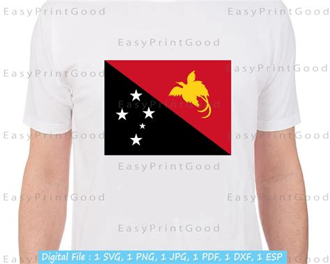 Papua New Guinea Flag Bundle Svg Map Papua New Guinea - Etsy