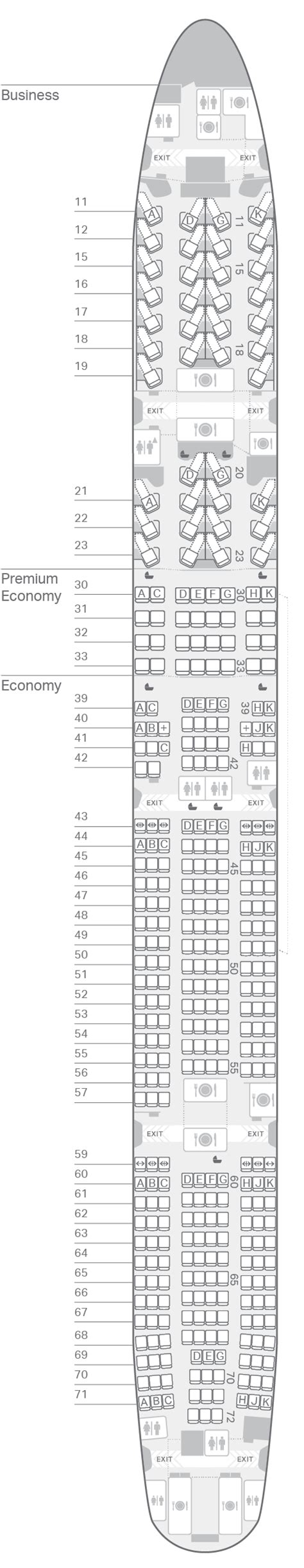 Seat Layout For Boeing 777 300er - Infoupdate.org