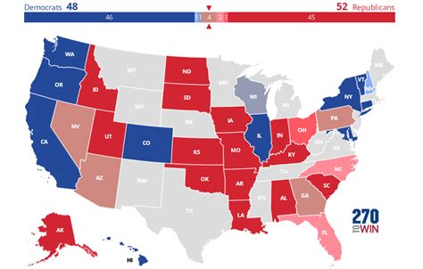 2022 Senate Election Interactive Map