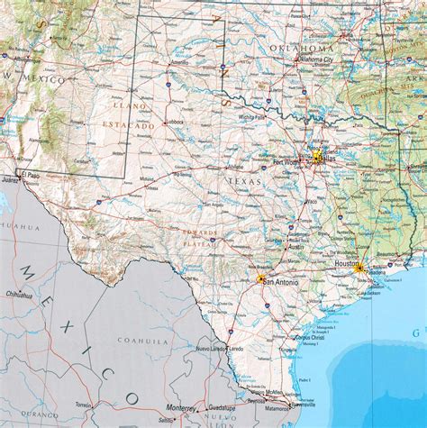 Us Texas Map - MapSof.net