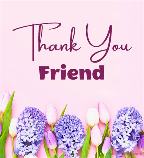 Thank You Message To A Friend