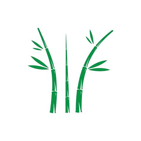 Bamboo with green leaf 13011377 Vector Art at Vecteezy