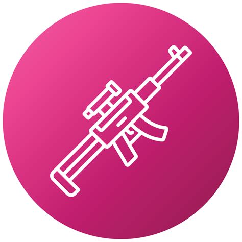 Sniper Rifle Icon Style 8747822 Vector Art at Vecteezy