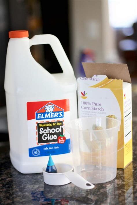 How To Make Slime With Cornstarch - Little Bins for Little Hands