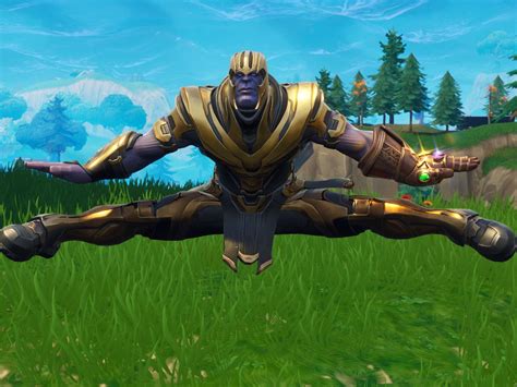 Upcoming Cosmetics Found In Patch V4 - Thanos Fortnite Dance Gif ...