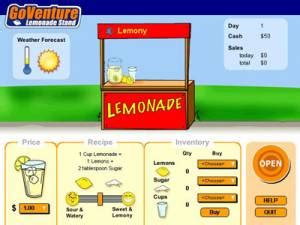 Serious Game Classification : GoVenture Lemonade Stand (2011)