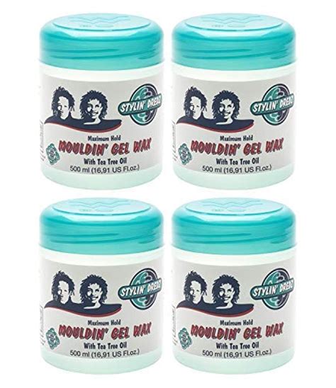 Stylin' Dredz Moulding Gel Wax with Tea Tree Oil Hair Care 500 ml ...