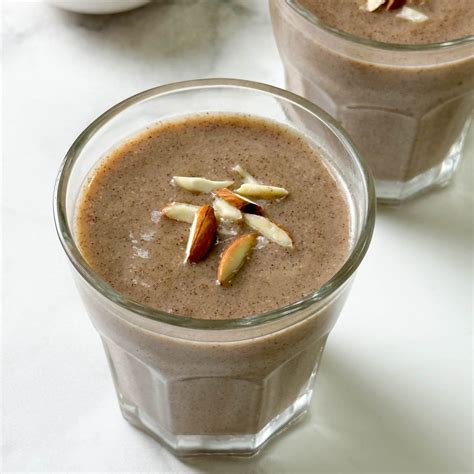 Ragi Malt (Finger Millet Porridge) - Indian Veggie Delight