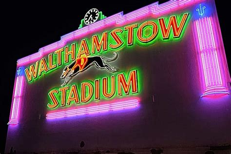 Walthamstow stadium’s historic neon shines again after £100,000 ...