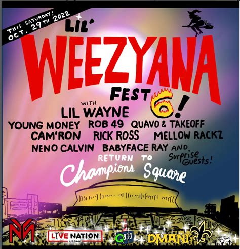 Lil Wayne Concert 2024 Lineup - Lucy Simone