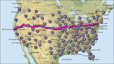 Interstate 80 California Map – Topographic Map of Usa with States