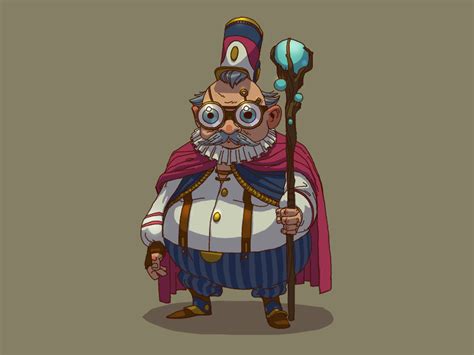 Wise old man character design by Michael B. Myers Jr. on Dribbble