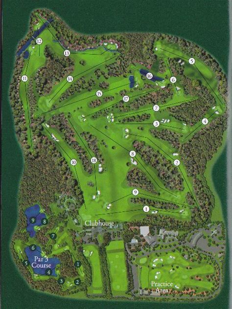 Masters Golf Course Map