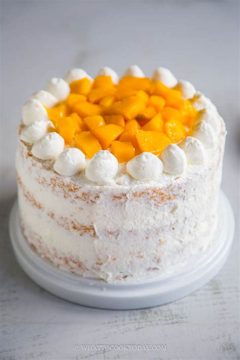 How To Make Mango Sponge Layer Cream Cake