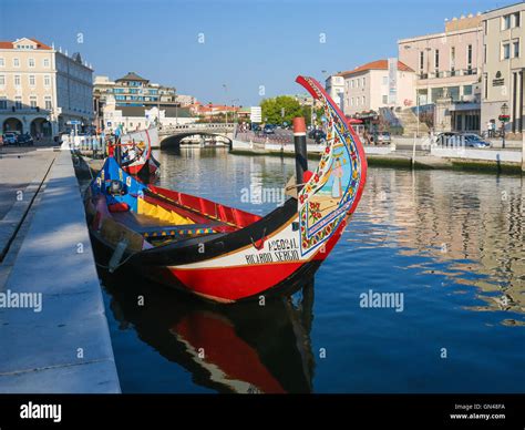 Canal boat in aveiro portugal hi-res stock photography and images - Alamy