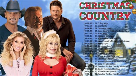 Top 50 Country Christmas Songs of All Time 🎄 Country Christmas Music ...