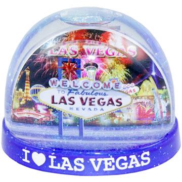 Souvenir Las Vegas Snowglobe- LARGE "Fireworks" design- las vegas ...