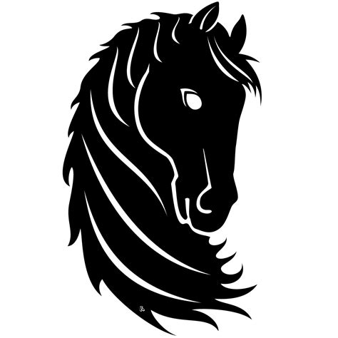 Free Horse Head Silhouette, Download Free Horse Head Silhouette png ...