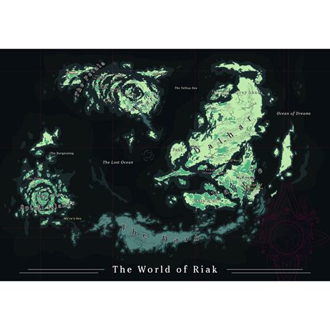 ArtStation - Riak World Map