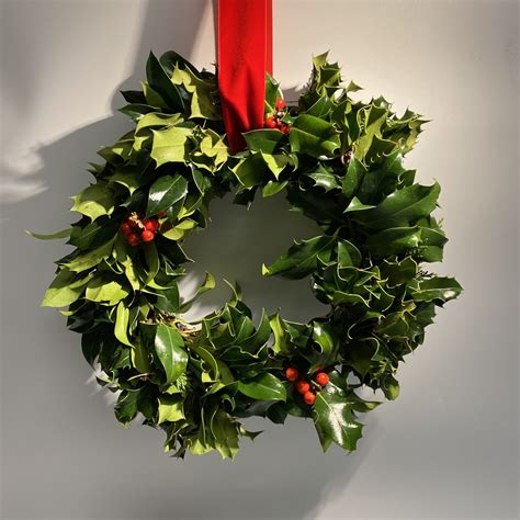 Holly Wreath | Christmas Wreath | The Brighton Flower Company