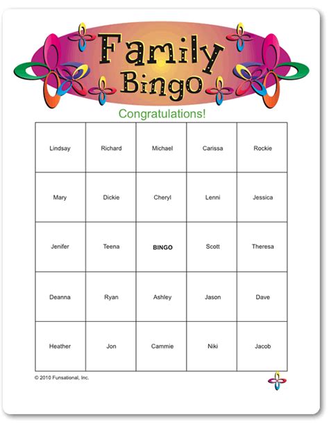 printable family reunion games activities - pin on family reunion ...