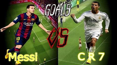 MESSI VS CRISTIANO RONALDO (GOALS) - YouTube