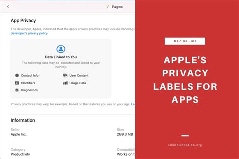 How to Understand Apple's Privacy Labels for Apps - SDM Foundation