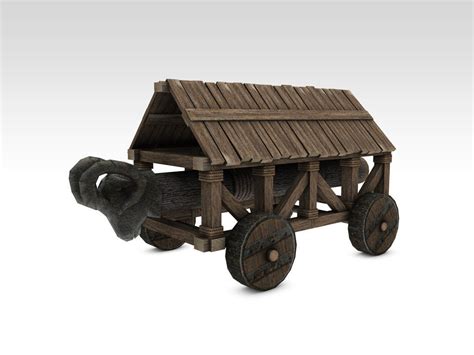 3D model Medieval battering ram VR / AR / low-poly | CGTrader