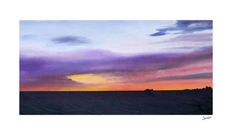 Kansas Landscape Abilene Sunrise Painting by Gary Jameson | Fine Art ...